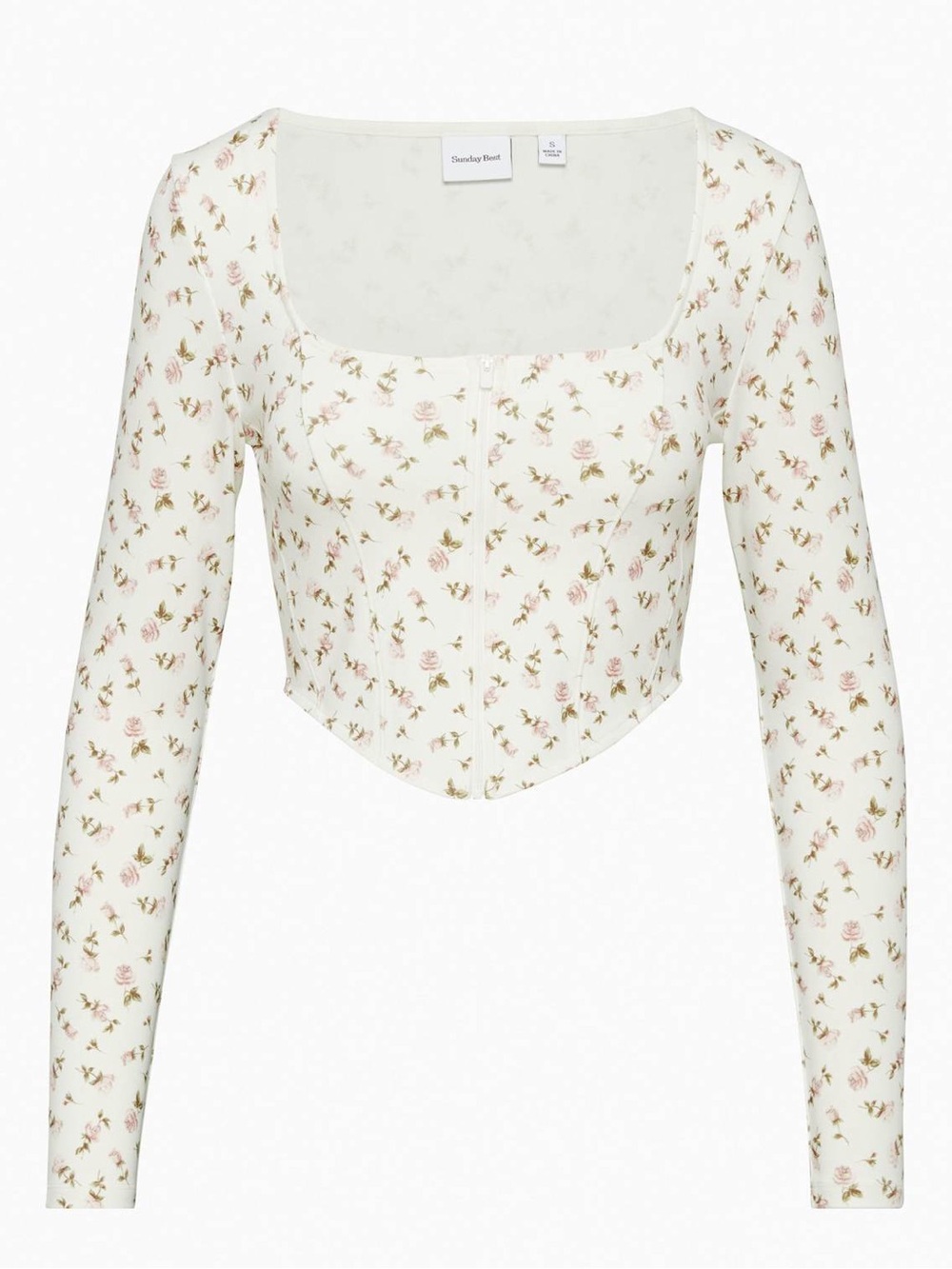 SUNDAY BEST Maverick Long Sleeve Bustier Top